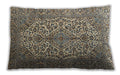 Traditional Classic Rectangular Brown Lumbar Throw Pillow, 13 inch by 19 inch, lbtr4220