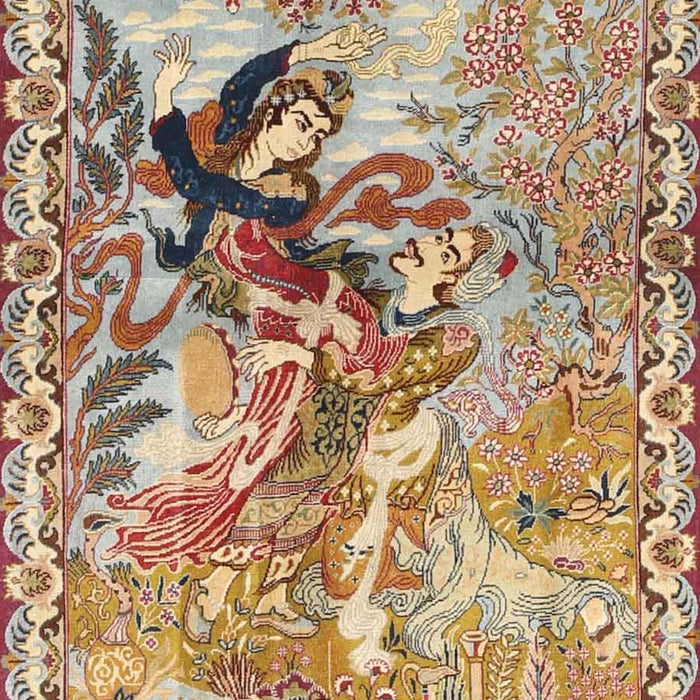 Traditional Brown Animal Rug, tr4222