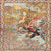 Square Traditional Brown Animal Rug, tr4222