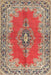 Machine Washable Traditional Red Rug, wshtr4223