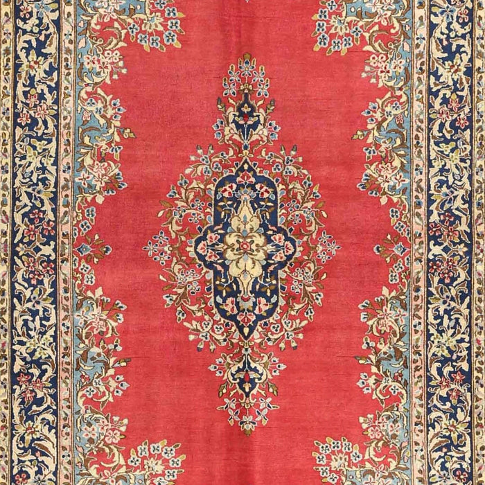 Machine Washable Traditional Red Rug, wshtr4223
