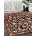 Traditional Light Copper Gold Persian Rug in Family Room, tr4224