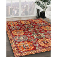 Traditional Orange Persian Rug, tr4226