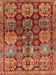 Traditional Orange Persian Rug, tr4226