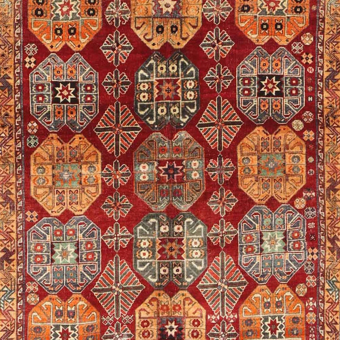 Traditional Orange Persian Rug, tr4226