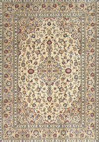 Machine Washable Traditional Brown Rug, wshtr4227