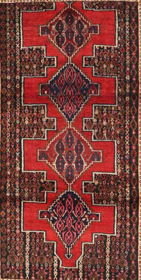 Machine Washable Traditional Sienna Brown Rug, wshtr4229