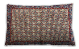 Traditional Classic Rectangular Sepia Brown Lumbar Throw Pillow, 13 inch by 19 inch, lbtr4231