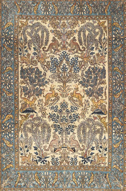 Machine Washable Traditional Brown Rug, wshtr4232