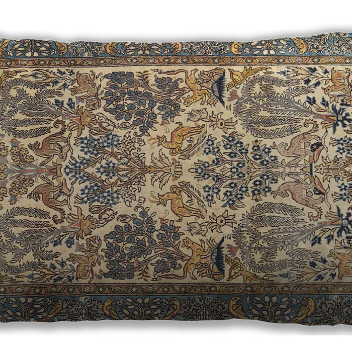 Traditional Classic Rectangular Brown Lumbar Throw Pillow, 13 inch by 19 inch, lbtr4232