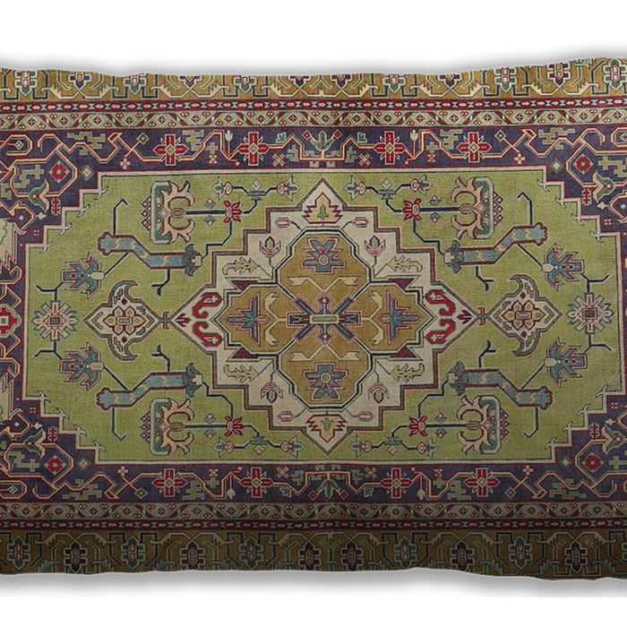 Traditional Classic Rectangular Sienna Brown Lumbar Throw Pillow, 13 inch by 19 inch, lbtr4233