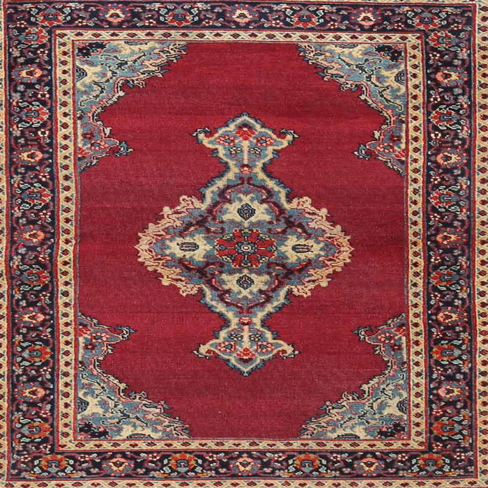 Round Machine Washable Traditional Dark Almond Brown Rug, wshtr4234