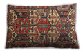 Traditional Classic Rectangular Tomato Red Lumbar Throw Pillow, 13 inch by 19 inch, lbtr4235