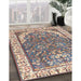 Machine Washable Traditional Tan Brown Rug in a Family Room, wshtr4236