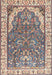 Machine Washable Traditional Tan Brown Rug, wshtr4236