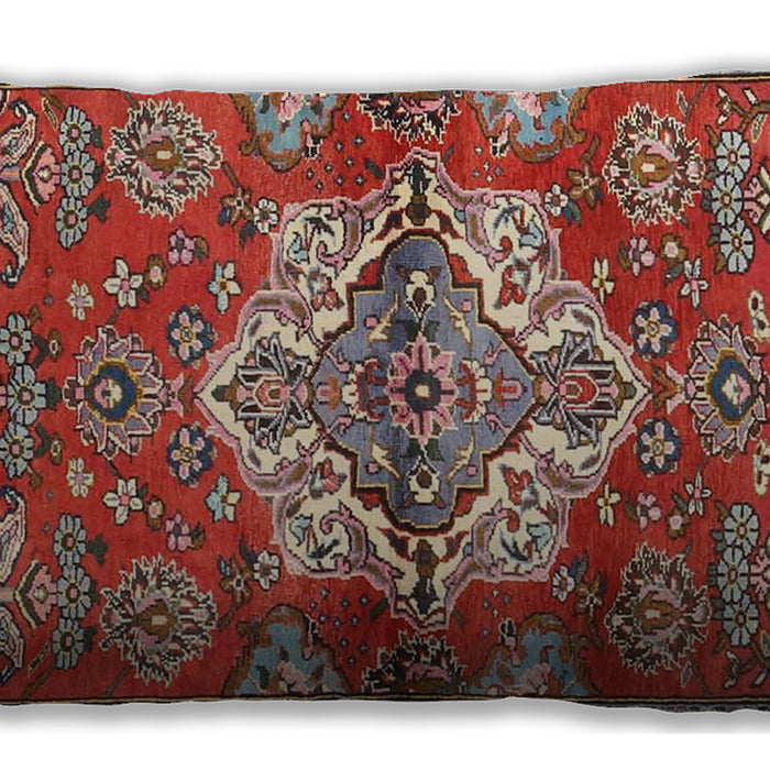 Traditional Classic Rectangular Camel Brown Lumbar Throw Pillow, 13 inch by 19 inch, lbtr4237