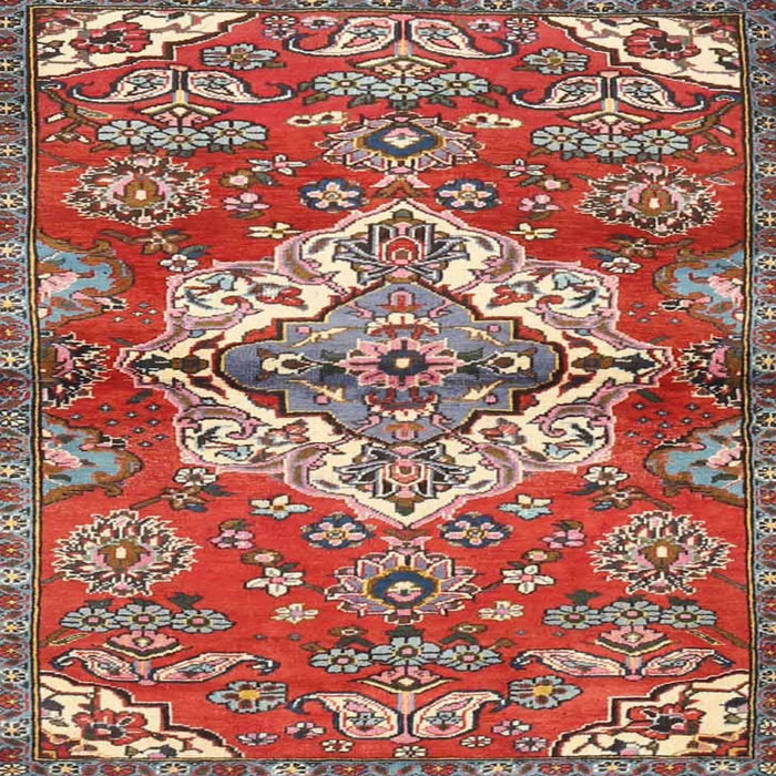 Square Traditional Camel Brown Persian Rug, tr4237