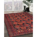 Machine Washable Traditional Chestnut Brown Rug in a Family Room, wshtr4240