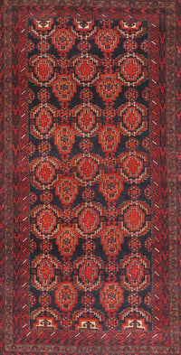 Machine Washable Traditional Chestnut Brown Rug, wshtr4240