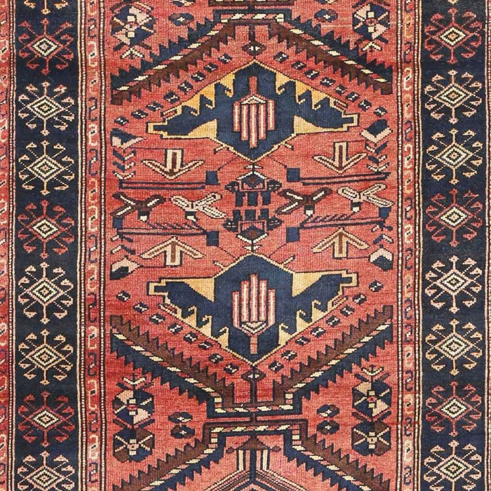 Traditional Orange Salmon Pink Persian Rug, tr4241