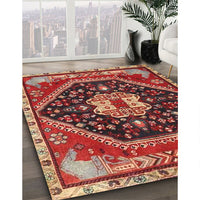 Traditional Sunrise Orange Persian Rug, tr4242