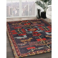 Traditional Brown Animal Rug, tr4244