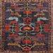 Square Traditional Brown Animal Rug, tr4244