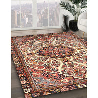 Traditional Saffron Red Persian Rug, tr4245