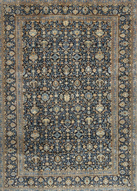 Machine Washable Traditional Sand Brown Rug, wshtr4247