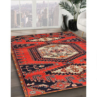 Traditional Rust Pink Persian Rug, tr4249