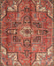 Traditional Sunrise Orange Persian Rug, tr4250