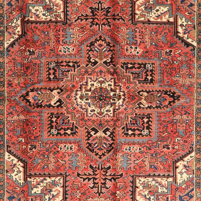 Traditional Sunrise Orange Persian Rug, tr4250