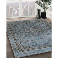 Traditional Silver Gray Persian Rug, tr4253