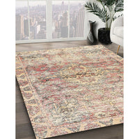 Traditional Deep Peach Orange Persian Rug, tr4254