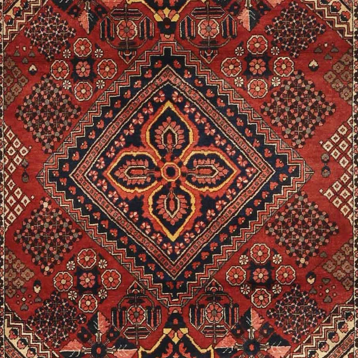 Traditional Crimson Red Persian Rug, tr4256