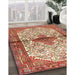 Traditional Red Persian Rug in Family Room, tr4257