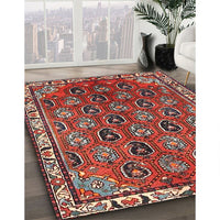 Traditional Orange Salmon Pink Persian Rug, tr4258