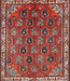 Machine Washable Traditional Orange Salmon Pink Rug, wshtr4258