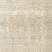 Square Traditional Vanilla Gold Persian Rug, tr4259