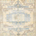 Square Traditional Tan Brown Persian Rug, tr4260