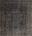 Traditional Charcoal Black Persian Rug, tr4262