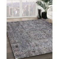 Traditional Dark Gray Persian Rug, tr4266