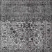 Square Traditional Dark Gray Persian Rug, tr4269