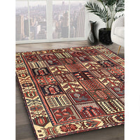 Traditional Saffron Red Persian Rug, tr426