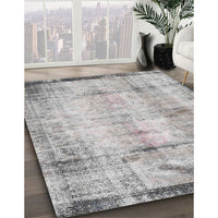 Traditional Gunmetal Gray Persian Rug, tr4271