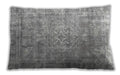 Traditional Classic Rectangular Gray Lumbar Throw Pillow, 13 inch by 19 inch, lbtr4274