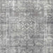 Square Traditional Gray Persian Rug, tr4274