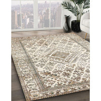 Traditional Wheat Beige Persian Rug, tr4275