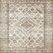 Square Traditional Wheat Beige Persian Rug, tr4275