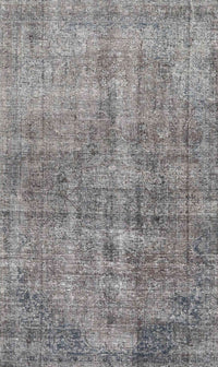 Machine Washable Traditional Dark Gray Rug, wshtr4280